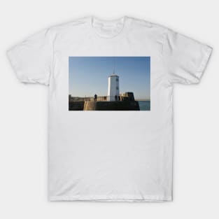 The entrance to Seahouses harbour - Northumberland, UK T-Shirt